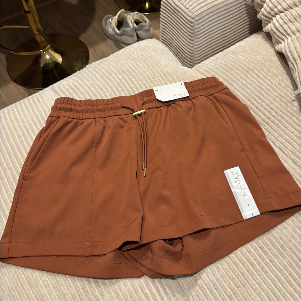 STYLUS |  Mid Rise Pull-On Short - Picture 2 of 10